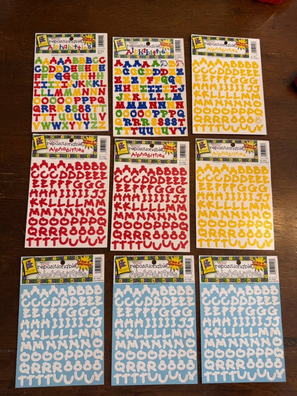 Alphabet Sticker Lot Different Designs - Picture 6 of 7